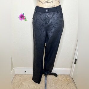 Torrid Crackled Faux Textured Front Panel Pants